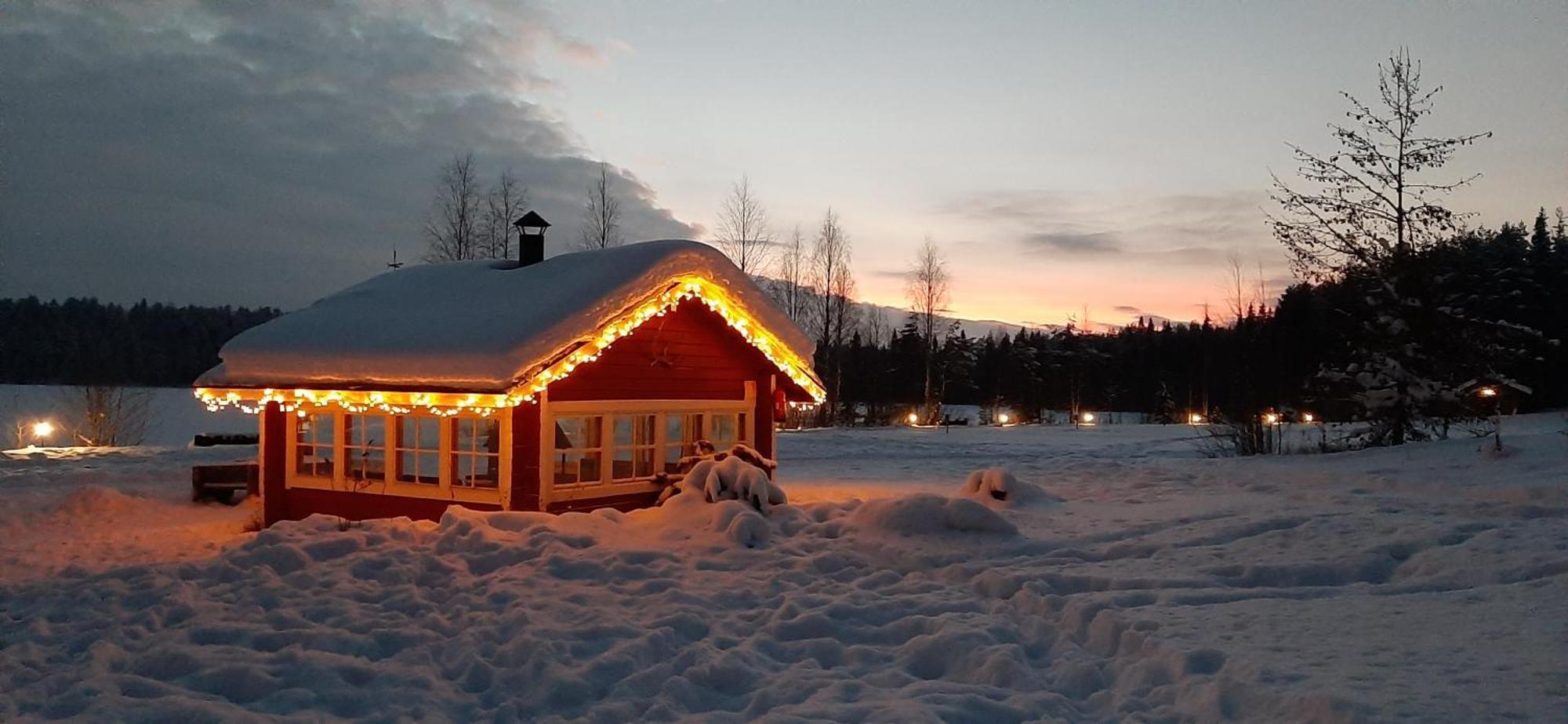 Korvala Log Cabins Exteriör bild