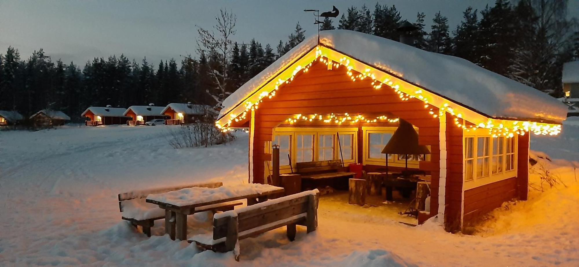 Korvala Log Cabins Exteriör bild