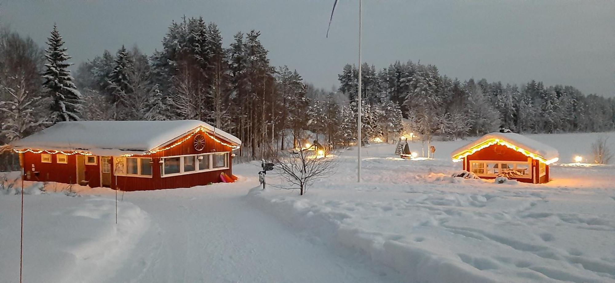 Korvala Log Cabins Exteriör bild